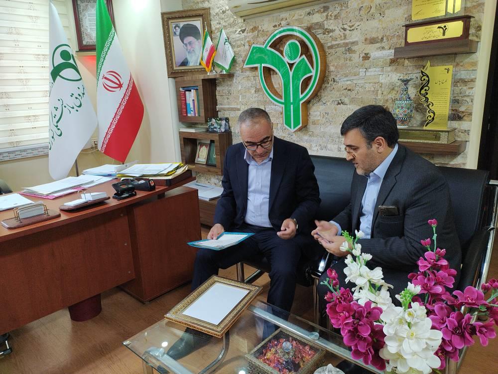 حضور مدیر عامل صندوق بازنشستگی کشوری در مدیریت استان همدان